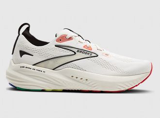 Brooks Womens Glycerin 22 Shoe In Coconut/white Sand/ Black