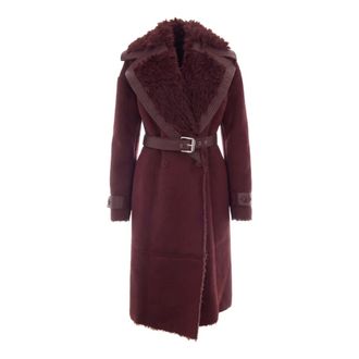Patrizia Pepe Jassen, Dames, Bruin, XS, Su&egrave;de, Su&egrave;de-effect Jas