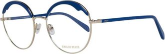 Pucci Blauwe Dames Optische Frames met Merkhoes - Dames - Brillen - Blauw - ONE Size - Accessoires