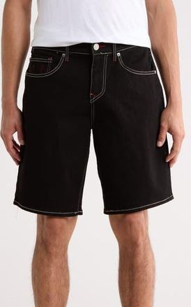 True Religion Bobby Baggy Denim Shorts in Rinse Black at Nordstrom Rack, Size 30