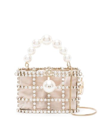 Rosantica Borsa mini con decorazione - Oro