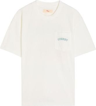 Cherry Los Angeles Palamino Printed Cotton T-shirt - White - XL