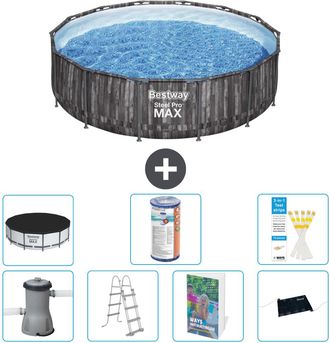 Bestway Piscina Bestway Steel Pro Max Redonda - 427x107 Cm - 8-piezas S619