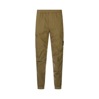 Stone Island Slim-fit Trousers, male, Green, Size: W38 3100031 Cargo Trousers