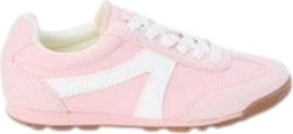 Matisse Footwear Womens Scottie Low-Profile Lace-Up Sneaker In Powder Pink
