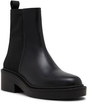 Blondo Risser Waterproof Chelsea Boot in Black Leather at Nordstrom Rack, Size 5.5