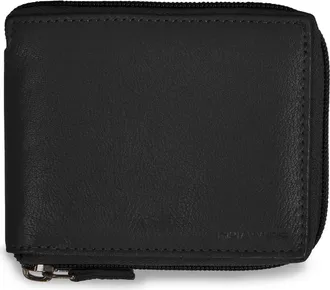 Champs Luggage Onyx Zip Around Bifold Wallet in Black at Nordstrom Rack