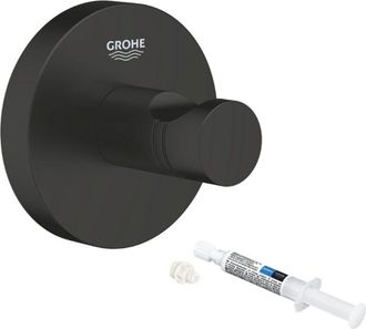 GROHE Las Ventajas Del Gancho De Pared Grohe Start Negro Mate: Est&eacute;tico Y Moderno R&aacute;pido Para Instalar Posibilidad No Hacer Un Agujero En La Pared Caracter&iacute;