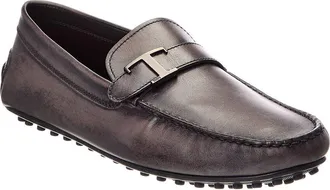 Tod's Tods T Piatta Laterale City Gommino Leather Driver