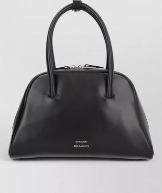 Loulou Studio structured tote bag top handles design