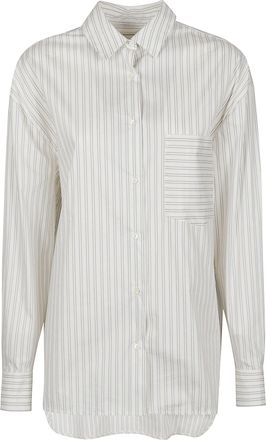 Iro Lasmy Loose Striped Cotton Shirt