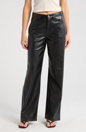 Rag & Bone Logan Faux Leather Pants in Black at Nordstrom Rack, Size 24