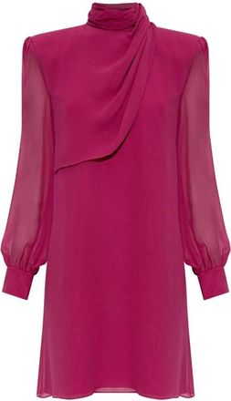 Valentino Garavani Zijden Jurk - Dames - Korte kleedjes - Roze - XS - Kleedjes