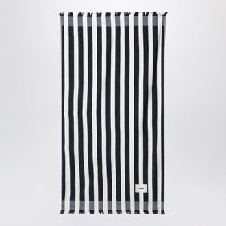 Tekla Navy blue/white striped beach towel