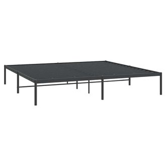 vidaXL Giroletto In Metallo Nero 183x213 Cm Vidaxl
