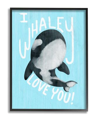 Stupell Industries The Kids Room By Stupell Blue I Whaley Love You