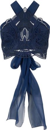 Alberta Ferretti Tops - Dames - Tops zonder mouwen - Blauw - S - Tops