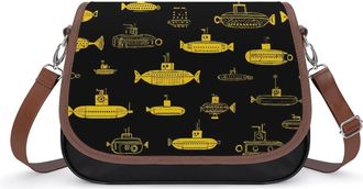 Generic Submarine Pattern Fashion Womens Crossbody Bags Novelty Handbag Shoulder Bag Purse