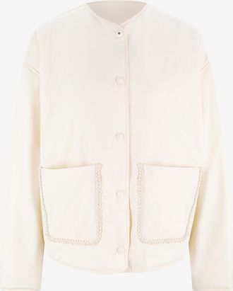 Moncler Wattierte Boxy-Jacke aus Nylon Nevers