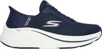 Skechers Womens Max Cushioning Elite 2.0 Vanish Running Trainers Slip-ins Shoes 129606 - Dark Blue Nylon - Size EU 41