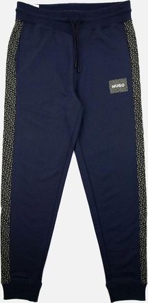 HUGO BOSS Mens Hugo Dacino Side Logo Tracksuit Pants Dark Blue 405 - Navy - Size: S