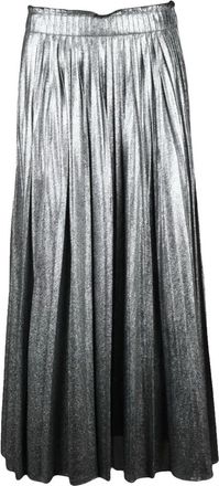 Max Mara Gamma Rok - Dames - Maxi Rokken - Grijs - L - Polyester - Rokken