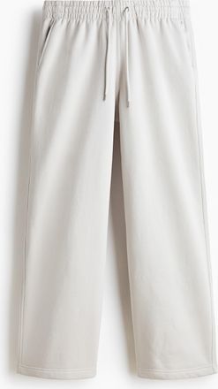 H&M Sweatpants in Loose Fit - Hellgrau