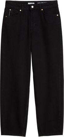 Marc O'Polo Stine Cropped Straight Jeans - Dames - Regular Fit Jeans - Zwart - W32 L32 - Katoen - Jeans