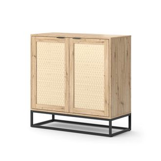 Vicco C&oacute;moda Natal, Marr&oacute;n, 40 X 92.5 Cm Con 2 Puertas, Vicco