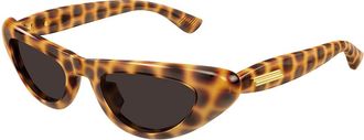 Bottega Veneta BV1450S 002 Womens Sunglasses Tortoiseshell Size 51