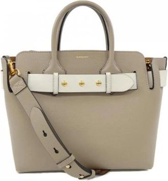 Burberry Pre-owned Handbags, female, Gray, Size: ONE SIZE Pre-owned Vintage Handbag