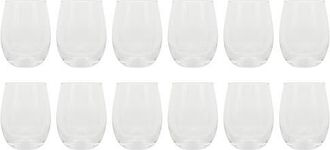 Gibson Home Bellini Glass All Purpose Stemless Drinking Glasses Set in Clear at Nordstrom