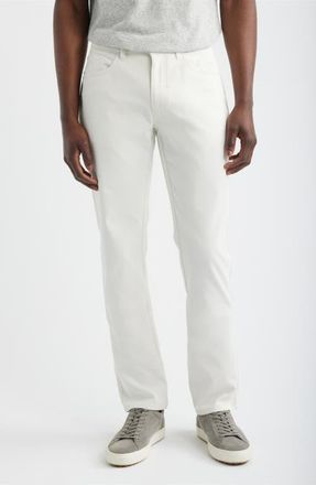Scott Barber Sonoma Twill Five-Pocket Pants in White at Nordstrom, Size 32