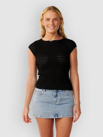 Rip Curl Bossa Nova Textured T-Shirt schwarz