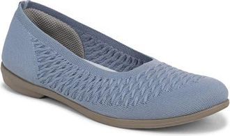 Life Stride Khloe Knit Ballet Flat in Stonewash Blue at Nordstrom, Size 7.5