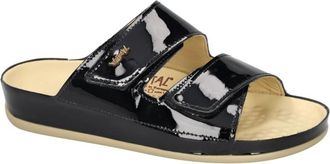 Vital 13680 Slider - Dames - Sandalen - Zwart - 35 EU - Leer - Schoenen