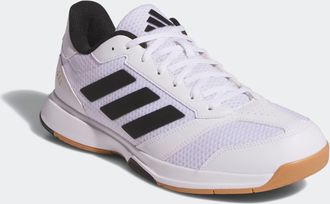 adidas Hallenschuh ADIDAS PERFORMANCE LIGRA 8 INDOOR, Herren, Gr. 42,5, schwarz-weiss (cloud wei&szlig;, core schwarz, ftwr wei&szlig;), Synthetik, Textil, Schuhe Hallen