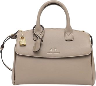 A|X Armani Exchange Handbags, female, Beige, Size: ONE SIZE borse Poliuretano