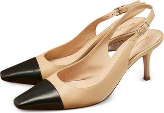 Gianvito Rossi Lucy slingback pumps - Neutrals