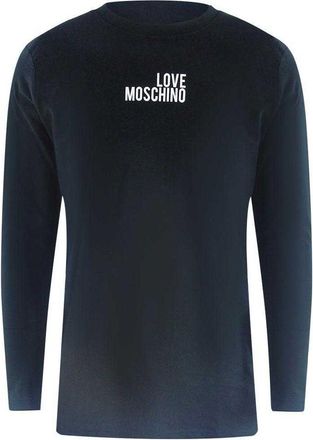 Love Moschino Dames/dames Katoenen T-shirt (Zwart)