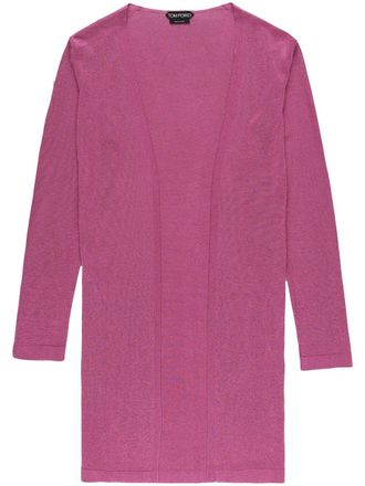 Tom Ford Cardigan midi aperto - Rosa