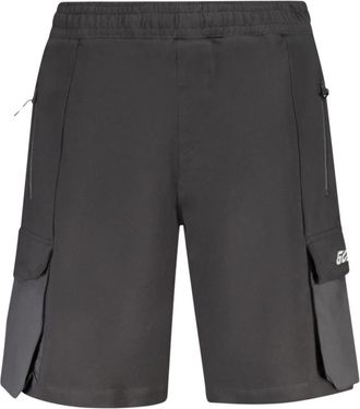 Guess Rubus Cargo Shorts - Heren - Korte Broeken - Zwart - M - Katoen - Korte Broeken