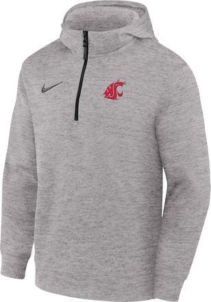 Nike Washington State Cougars Nike Mens NCAA Basketball Coaches Pullover Hoodie in Grey | IM2436-062
