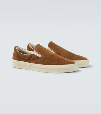 Tom Ford Jude suede slip-on sneakers