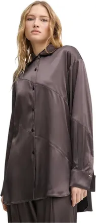 &Aacute;eron Dames, Blouses & Shirts, Bruin, Maat: XS Spandex