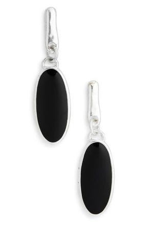 Karine Sultan Enamel Drop Earrings in Silver at Nordstrom Rack