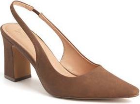 New York & Company Theresa Slingback Pump in Brown at Nordstrom Rack, Size 7.5