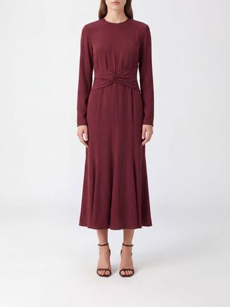 Alberta Ferretti Abito midi da cerimonia a ruota con maniche lunghe