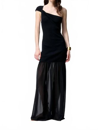 Vanessa Bruno The Nocturne Maxi Dress In Noir