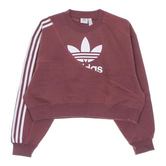 adidas Sweatshirt met korte mouwen en ronde hals - Dames - Sportshirts - Bruin - XL - Katoen - Fitness